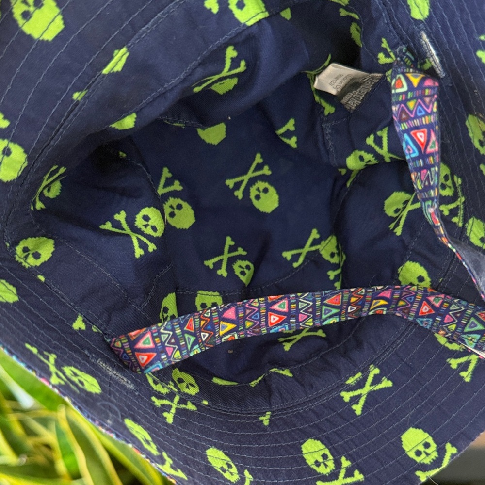 Colorful Geometric Pattern Bucket Hat - Picture 2 of 3